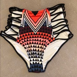 VS high waisted bathing suit bottoms, never worn